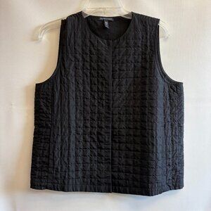 Eileen Fisher Silk Quilted Vest